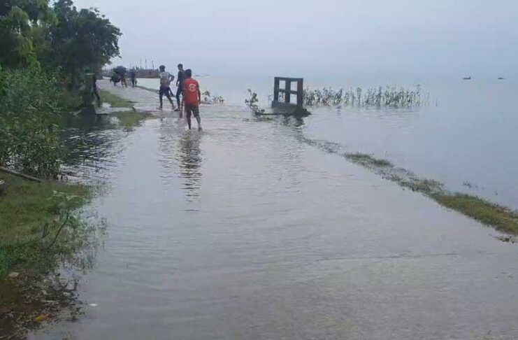 ফের বাড়ছে সুনামগঞ্জের নদ-নদীর পানি