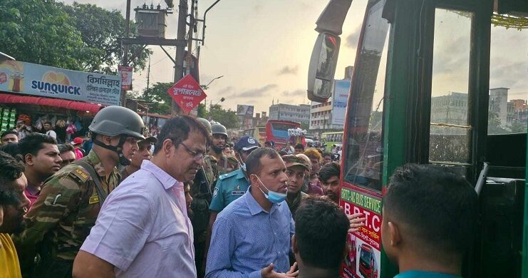 গাবতলী বাস টার্মিনালে অভিযান