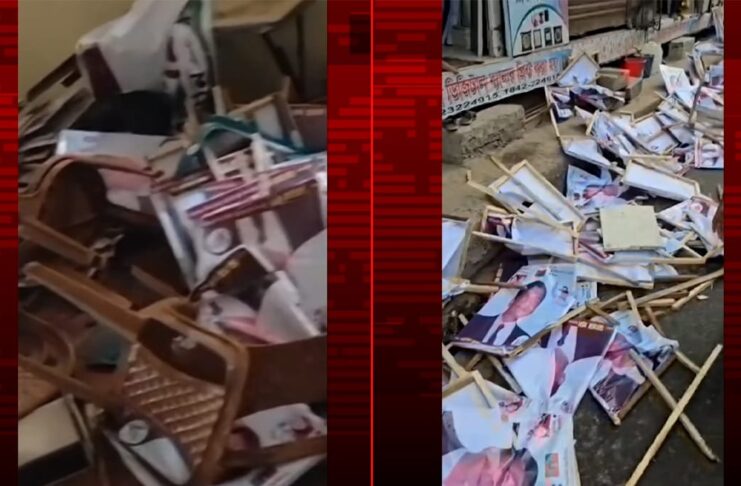 চাঁদপুরে বিএনপি নেতার বাড়িতে হামলা