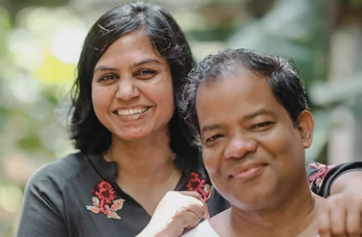 সাংবাদিক শাকিল আহমেদ ও ফারজানা রুপা
