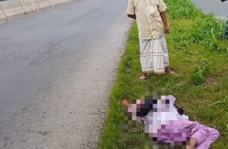 সিরাজগঞ্জের কামারখন্দে যমুনা সেতু সংযোগ সড়কের পাশে মহাসড়ক এবং পুলিশি তদন্ত