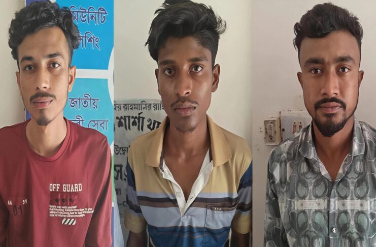 যশোরের শার্শা থানা পুলিশের বিশেষ অভিযানে সংঘবদ্ধ ধর্ষণ মামলার ৩ আসামি গ্রেফতার